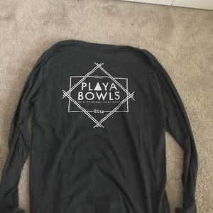 Playa Bowls Long-Sleeve T-Shirt (size M)